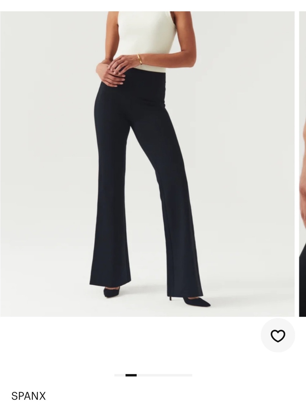 SPANX The Perfect Pant, Split Hem Wide Leg